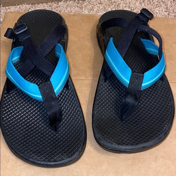 Blue Women’s Chaco Sandals No Back Strap Size 8 - Picture 5 of 5